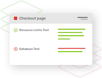 Scenario preview showing example tests